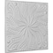 Ekena Millwork 24"W x 24"H x 5/8"P Swirl Ceiling Tile CT24X24SW - alternate 2